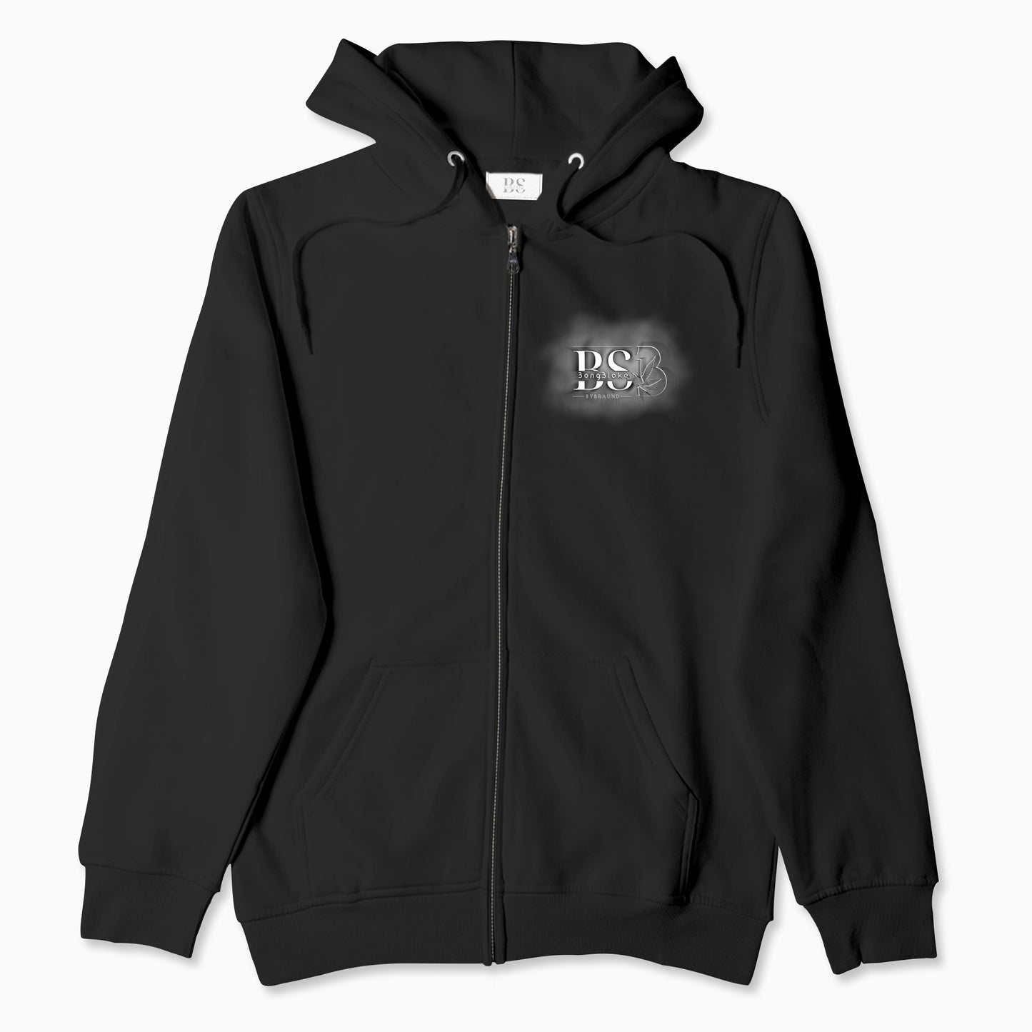 BongBloke "The Ether Leaf" - Unisex Full-Zip Hoodie