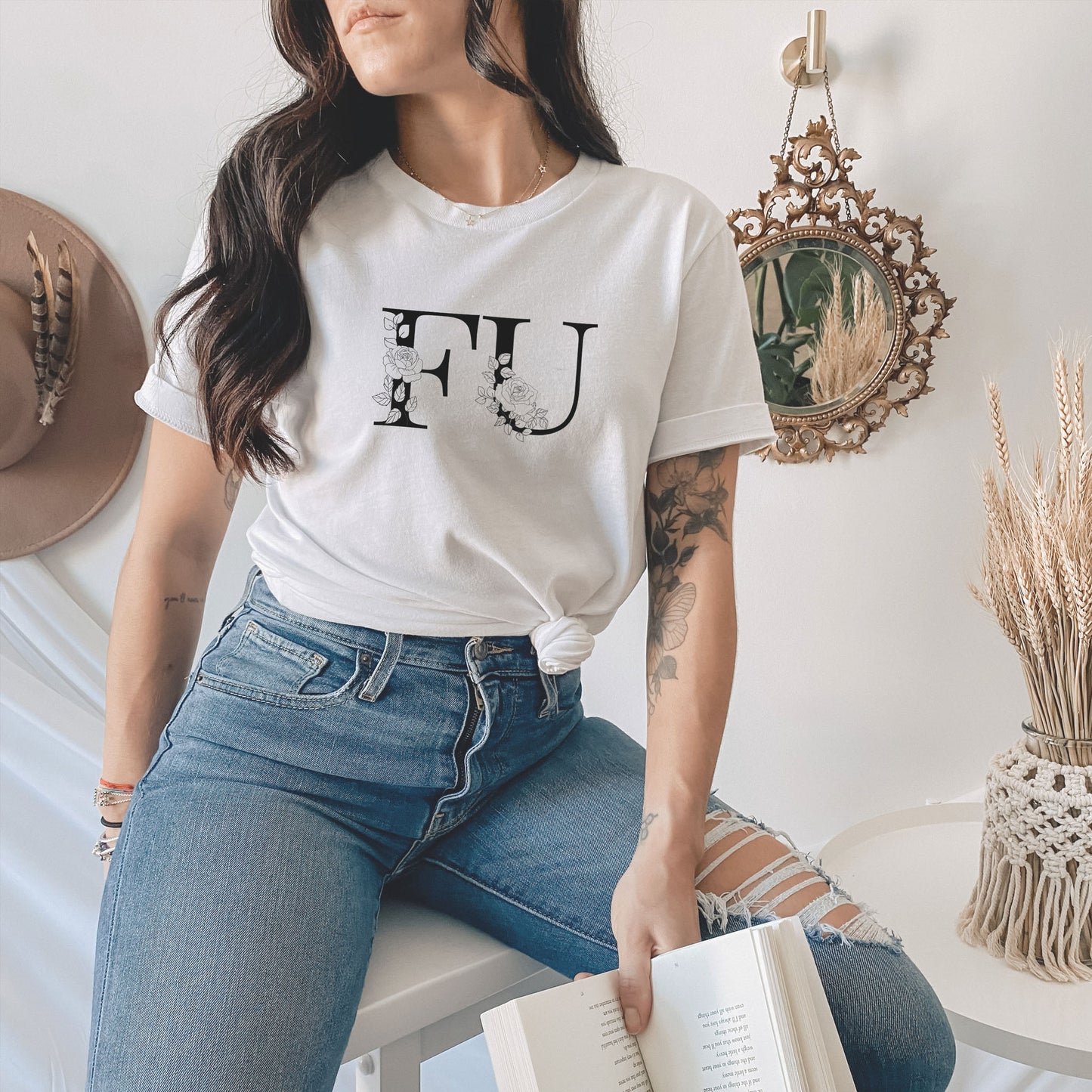 FU (Floral) Unisex Tee