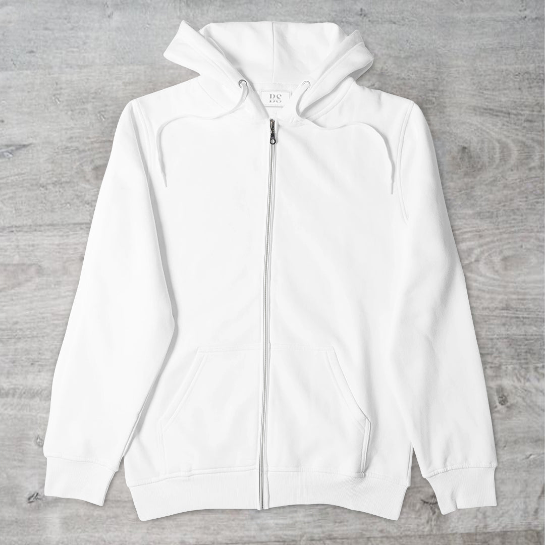 Wearable Art Unisex Zip-Up Hoodie "Let's Go"