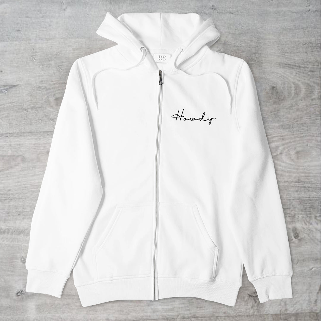 Howdy Unisex Full-Zip Hoodie