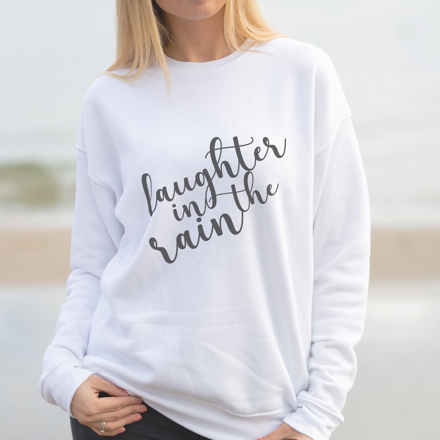 Laughter In The Rain Unisex Crewneck Sweater