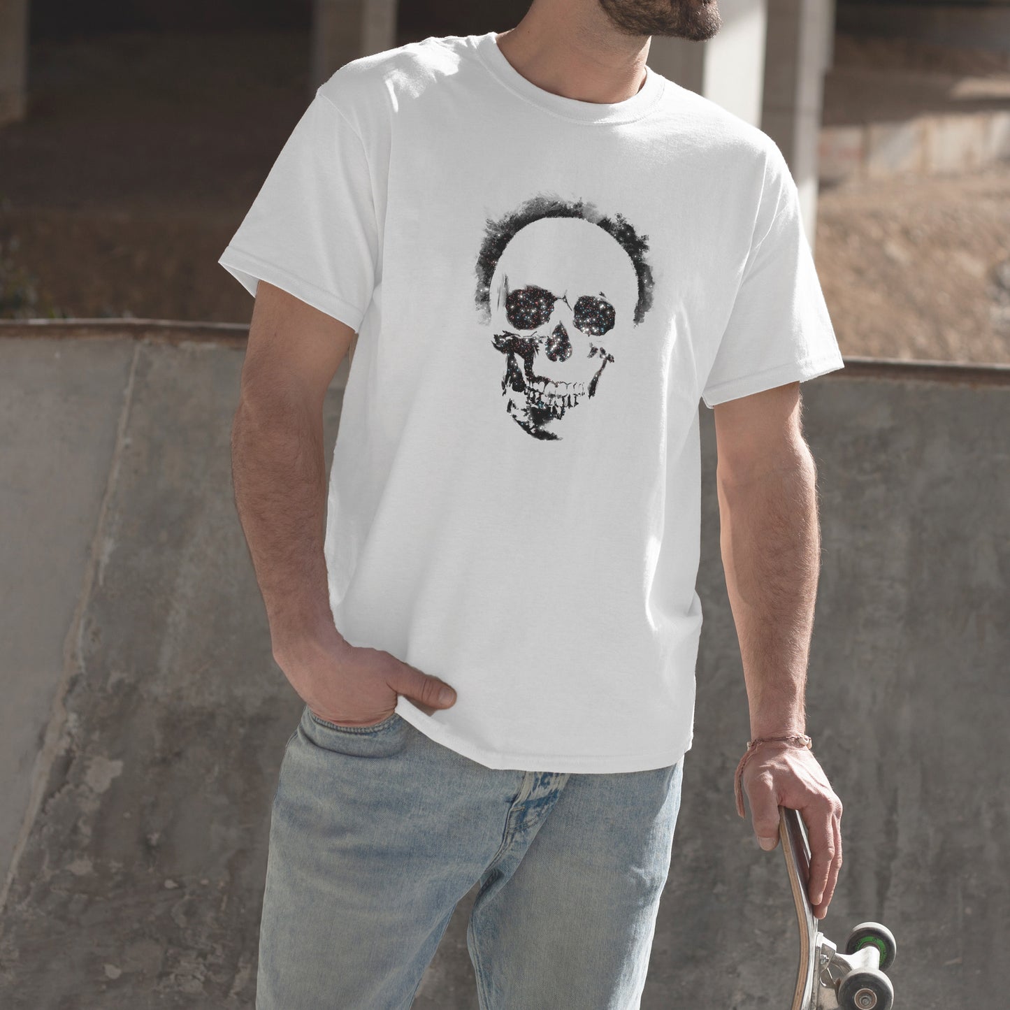 Wearable Art Unisex Tee "Mortem De Caelum 2"
