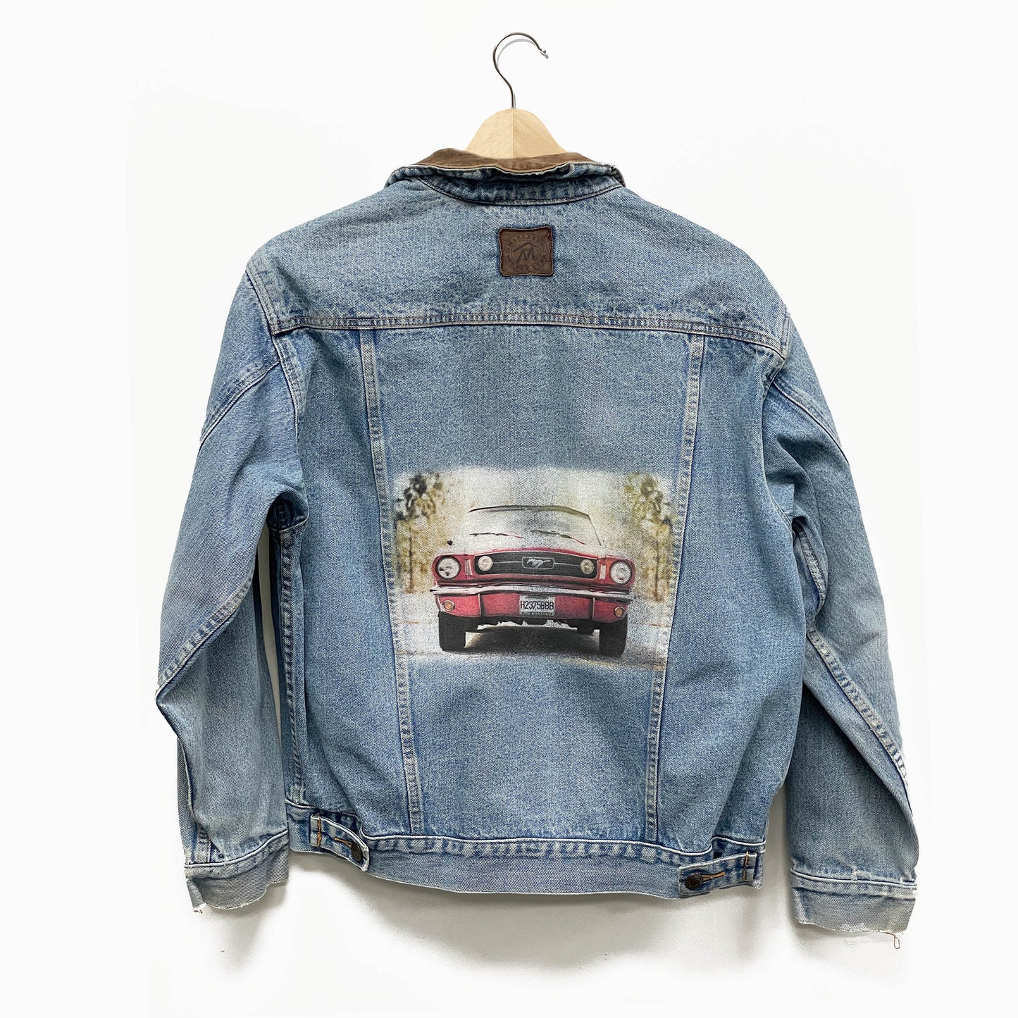 Upcycled Vintage Denim Jacket "Mustang"