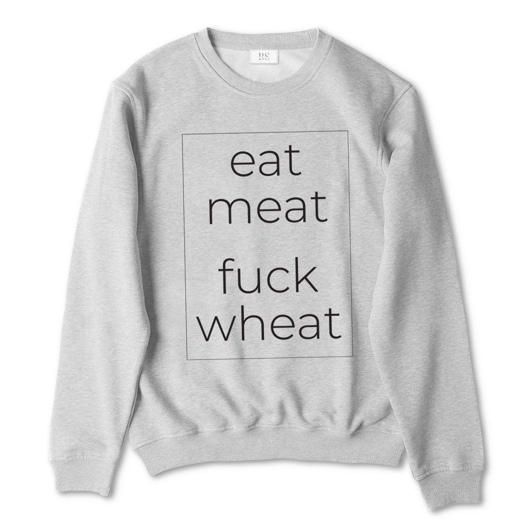 "Eat Meat" Unisex Crewneck Sweater