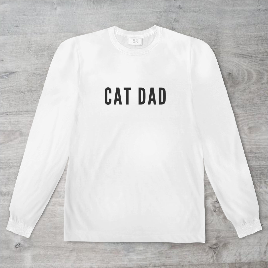 Cat Dad Unisex Longsleeve Tee