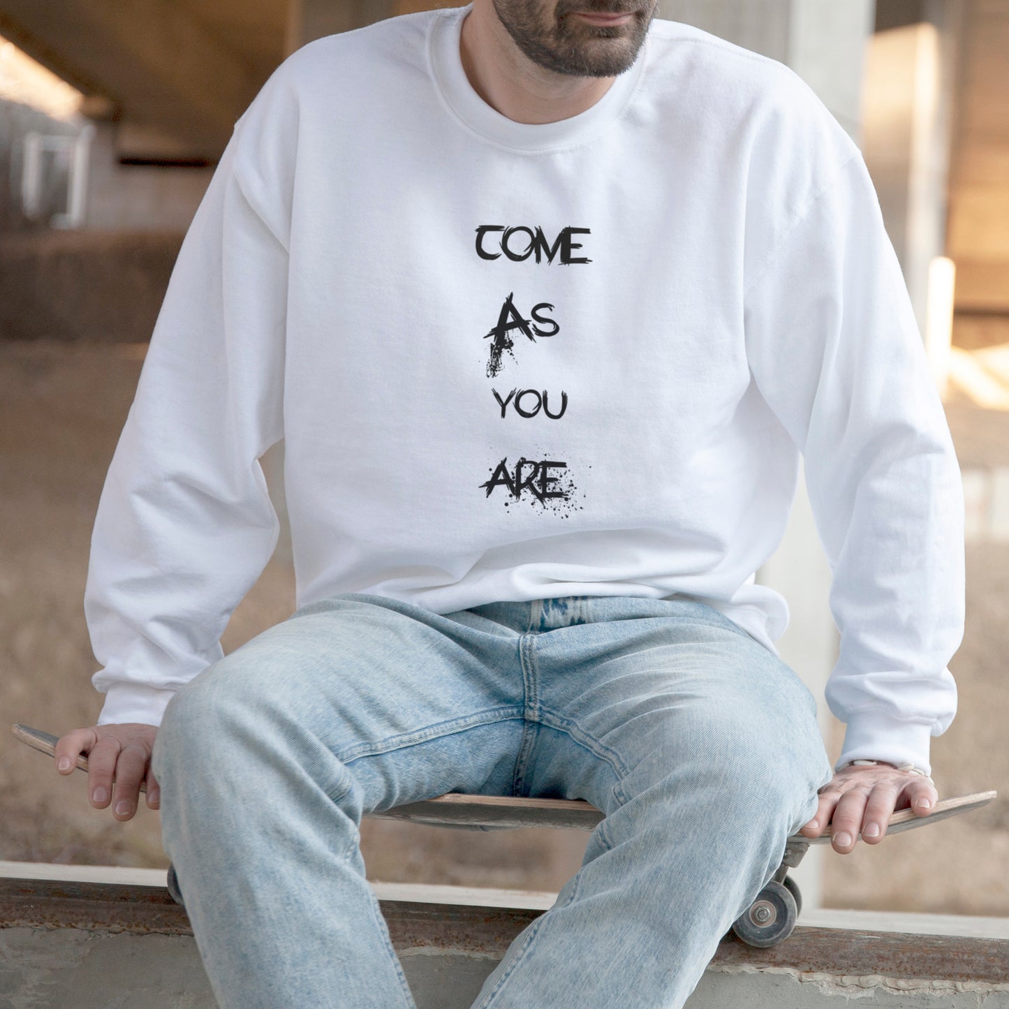 Come As You Are Unisex Crewneck Sweater