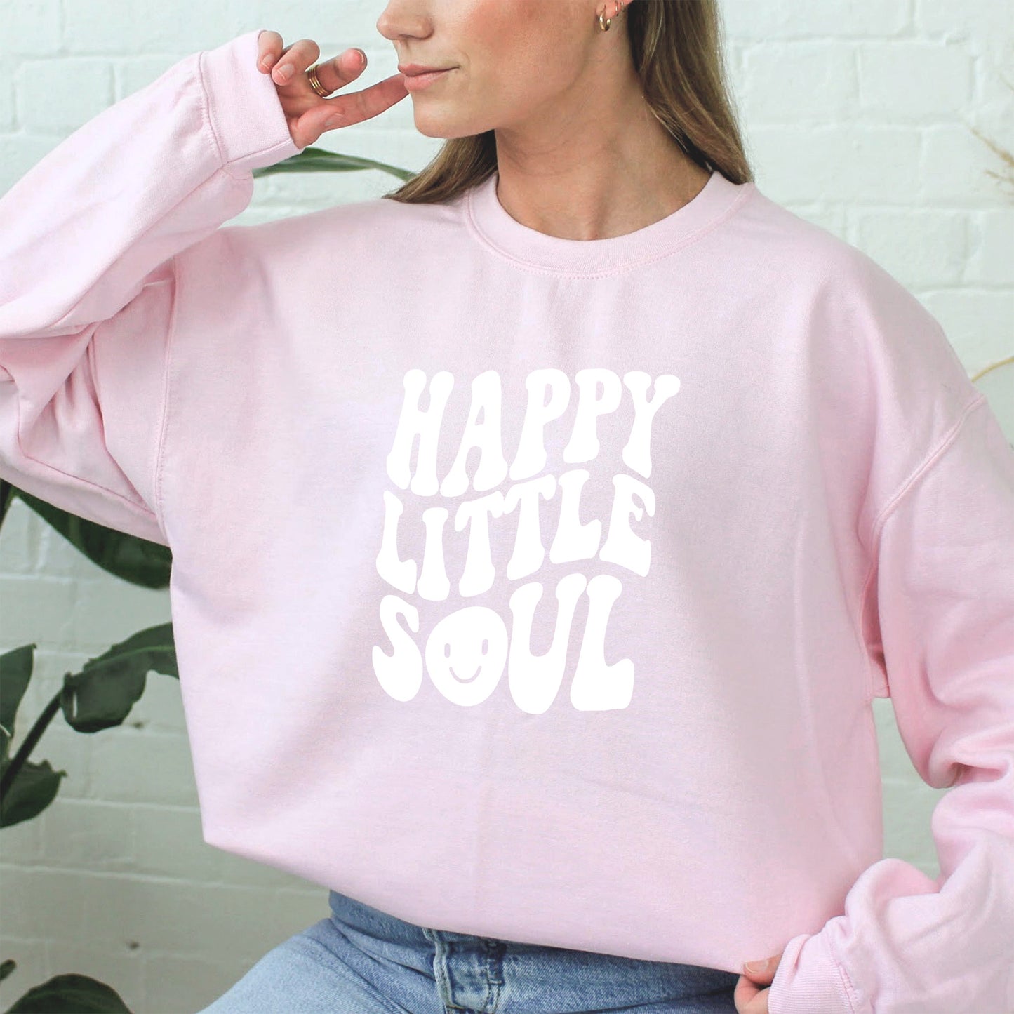 Happy Little Soul Unisex Crewneck Sweater