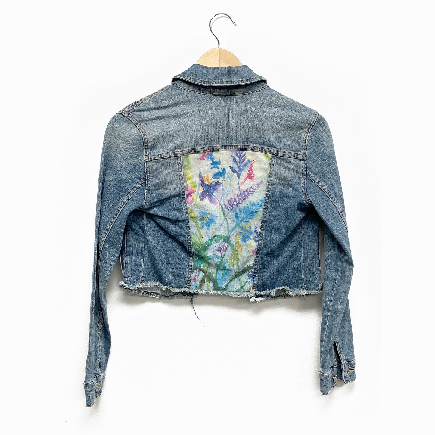 Upcycled Vintage Denim Jacket "Tangled"